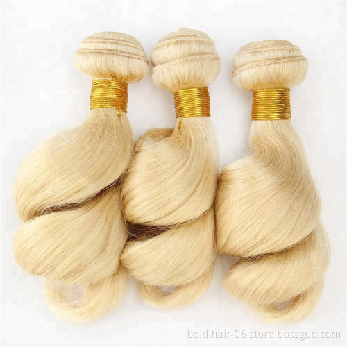 613 bundles raw virgin hair with closure frontal indian human hair blonde weave straight body deep wave curly Russian 9A Grade